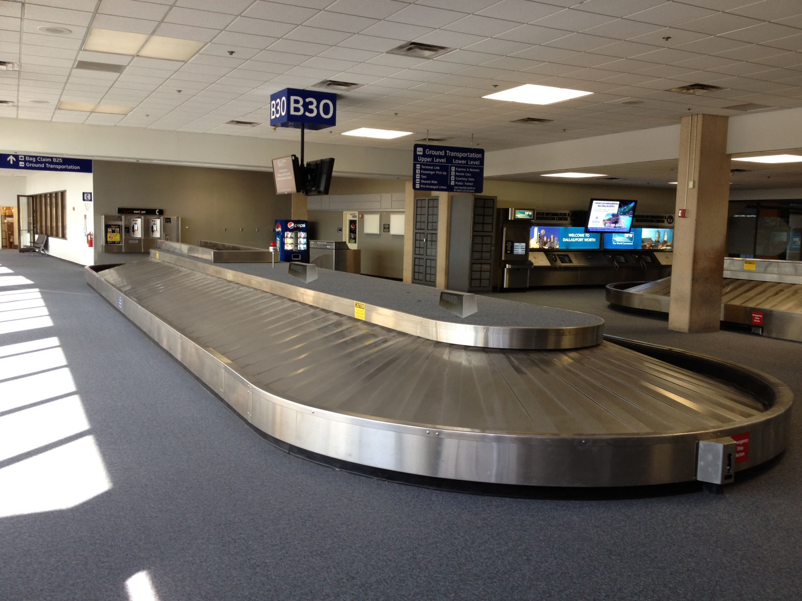 Automated Announcement System Airport Escalators Walkways Sound 